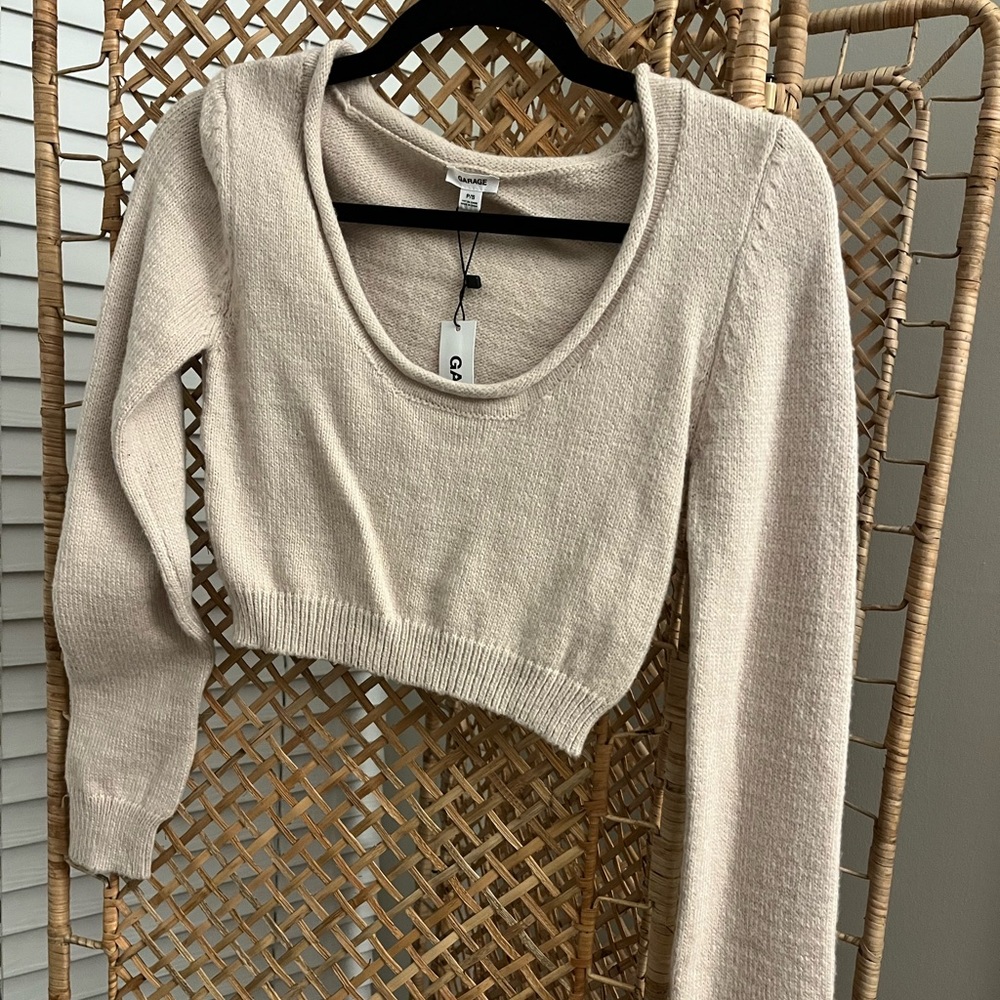 Garage Cropped Sweater